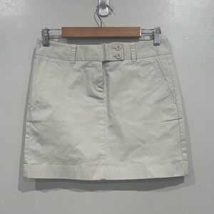 Vineyard Vines Cream Mini Skirt